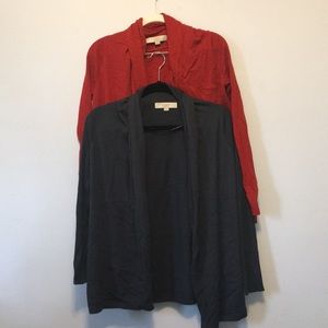 2 loft cardigans!